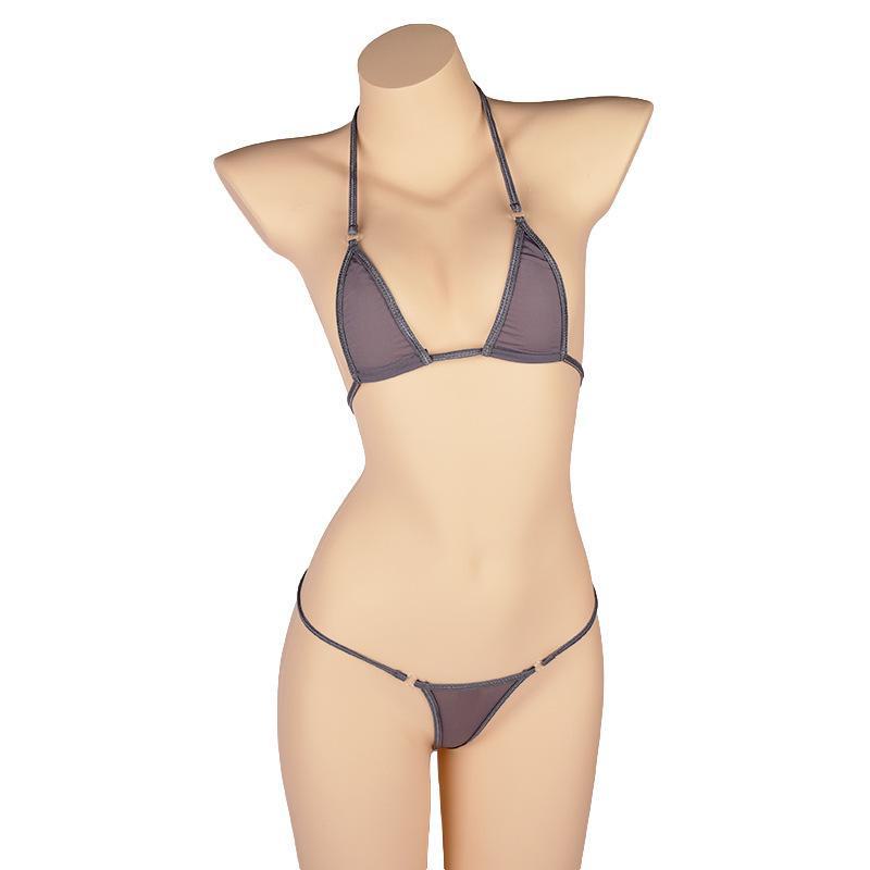 Uwodzący trzyczęściowy strój kąpielowy bikini i zestaw bielizny dla kobiet