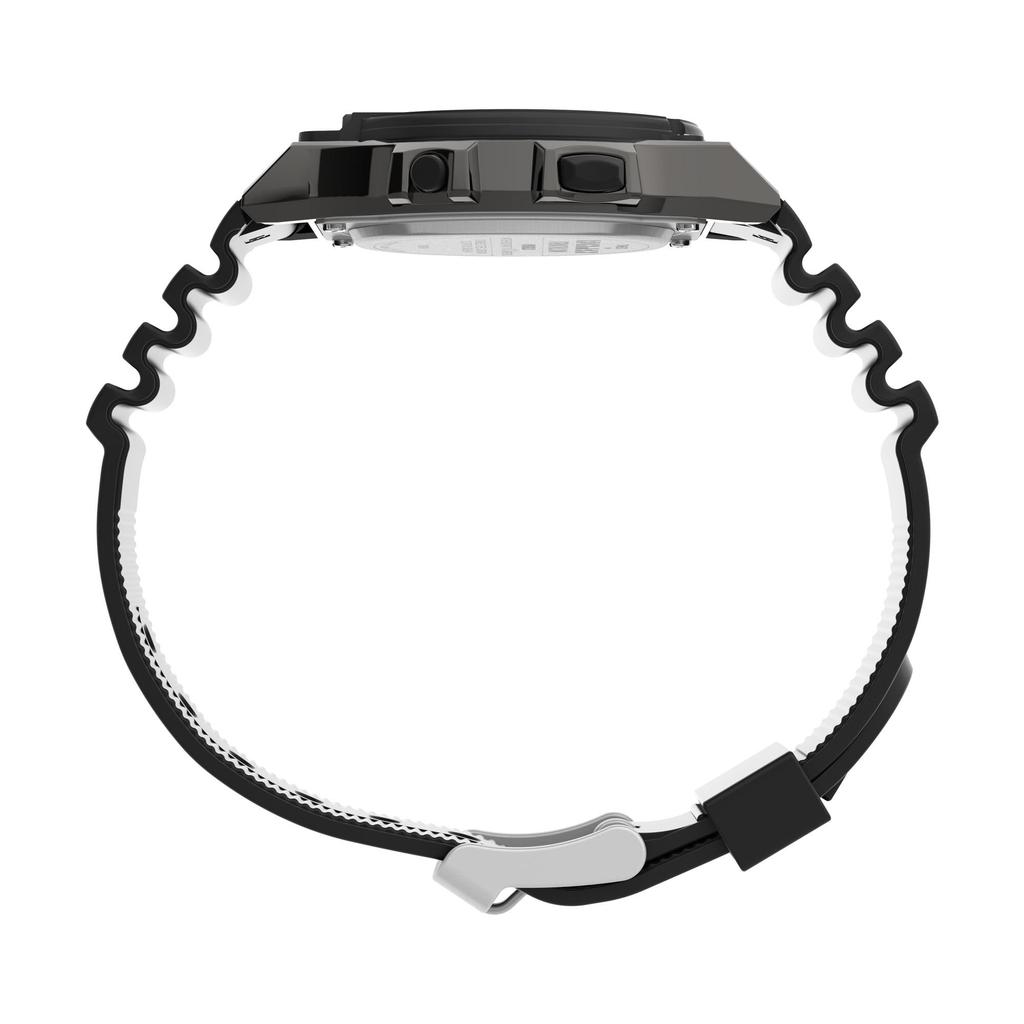 Timex Ironman Classic 42mm Watch Black Digital Gray Black Strap Men's - Strap, Dial, Case,
