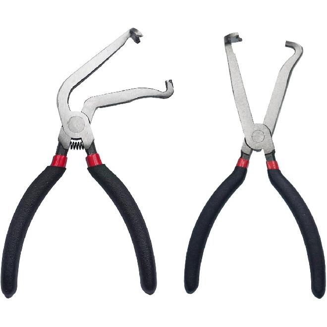 2Pcs 37960 Electrical Disconnect Pliers 60 Degree Plier and Straight Plier Automotive Electrical Connector Disconnect Pliers
