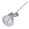 Milk Thermometer Professional High Accuracy Long Stem Stainless Steel Dial Thermometer for Coffee