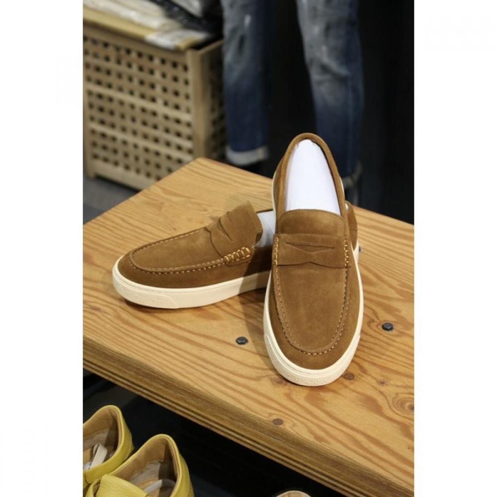 Pannicale Mario Brown Cowhide Suede Loafer M Gfo01br