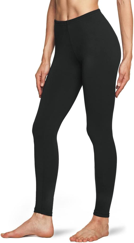 Tesla Heattech Underpants and Underwear for and Warm and Windproof Women's (2-Piece Set) [Moisture-Wicking, Heat-Generating, Stretchy] Fleece-Lined