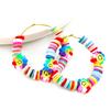 990Pcs Clay Beads Bright Color Various Styles DIY Clay Bead Kit for Jewelry Bracelets Necklaces Making 15 Grids 990Pcs