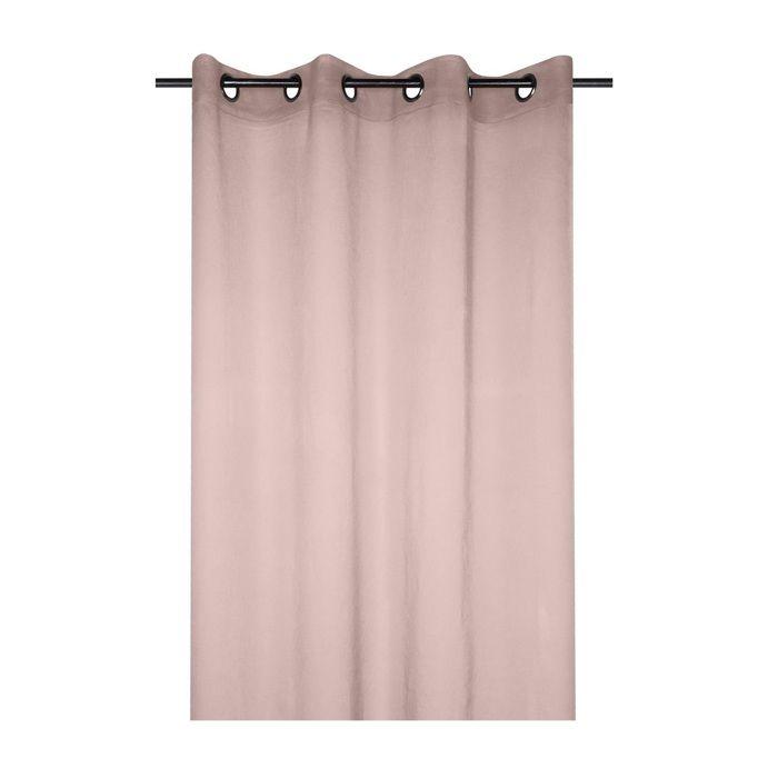 Voilage - Mona - 135 x 260 cm - 100% polyester - Couleur roselin