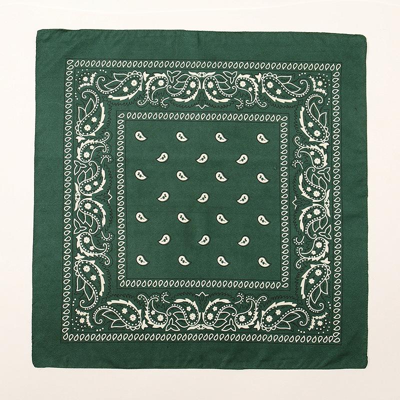 Fashion Bohemian Print Bandana Hair Bands for Women Turban Headband Square Scarf Handkerchief Hair Accessories Bonnet Hijab