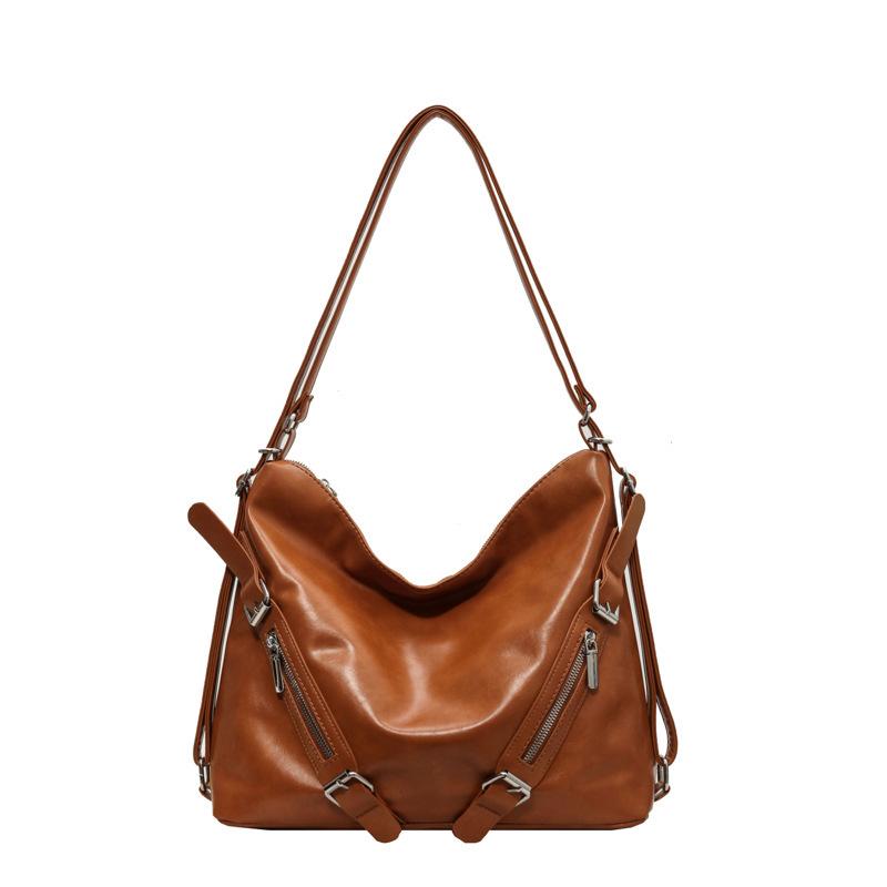 

Korean niche backpack women s 2025 new fashion large-capacity shoulder bag high-end commuter tote bag