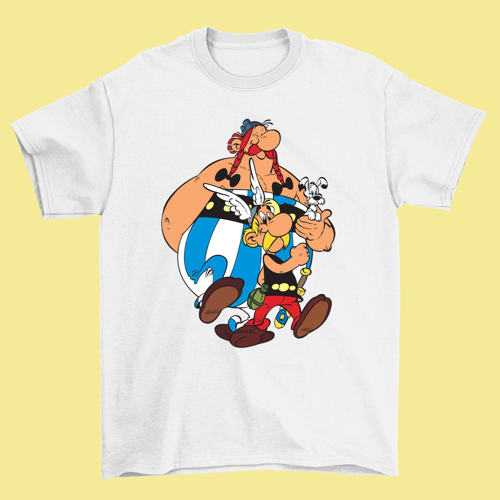 Asterix Obelix Cartoon Movie T-Shirt Unisex Men Woman Tee Size S to 4XL XXXXL