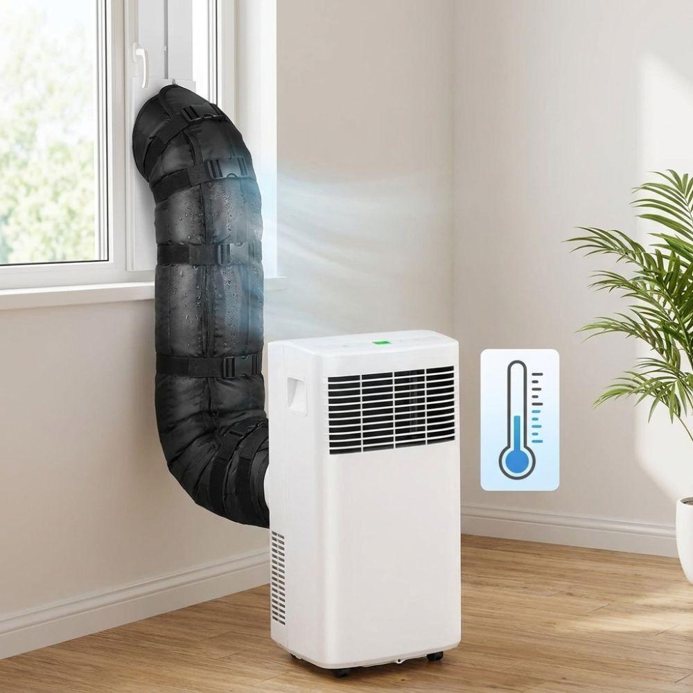 with 3 Straps Insulated Hoses Duct Cover Waterproof Air Conditioner Insulation Wrap Household
