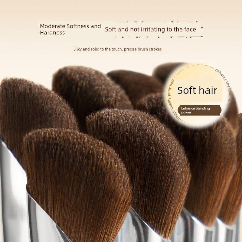 Flower Chihiro Sickle Oblique Nose Brush Small Anti-Horse Hair Shadow Repair Brush Side Shadow High Glow Oblique Makeup Brush