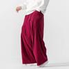 Heren Effen Kleur Corduroy Harembroek Heren Casual Oversized Wijde Pijpen Broek Mannelijke Oversized Jogger Harajuku Broek Heren Broek