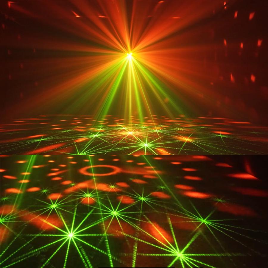 Party Disco Ball Laser Projector Light 5 in 1 DJ Stage Strobe Lights Christmas Wedding Home Club Decoration