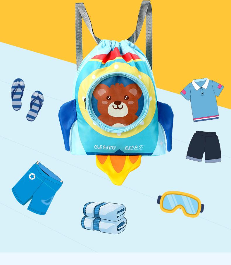 Waterproof Wet/Dry Swimming Bag: Kids' & Adults' Beach & Sports Backpack