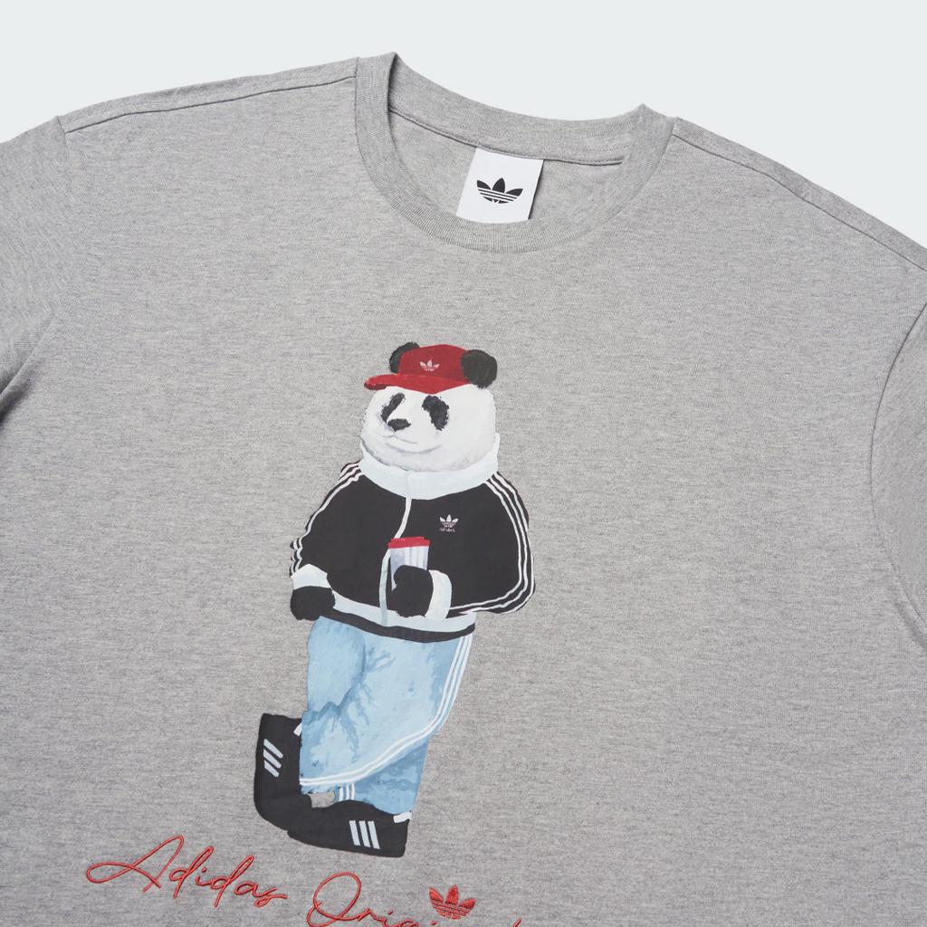 Adidas Originals X Deng Zhuoyue Kollaboration Lässiges Bequemes Panda Kurzarm T-Shirt Unisex T-Shirts IB7067