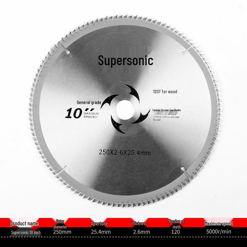 10" Woodworking Saw Blade - 255MM/300MM Cutting, 14" Steel & Alloy Wood Saw Blade