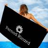 R-RicardS LOGO Microfiber Blanket Quick Drying Beach Towels Oversized Printing Super Absorbent Pool Towel Blanket
