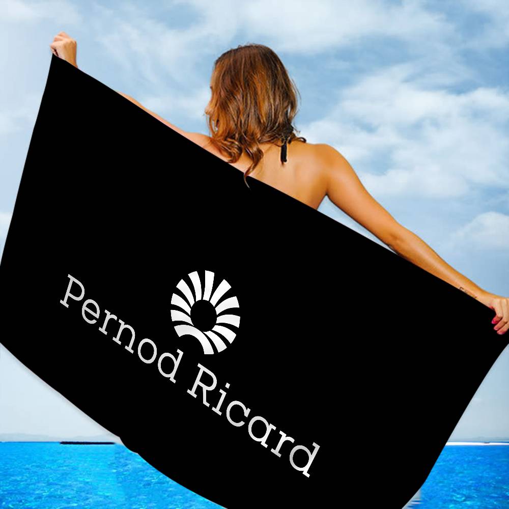 R-RicardS LOGO Microfiber Blanket Quick Drying Beach Towels Oversized Printing Super Absorbent Pool Towel Blanket