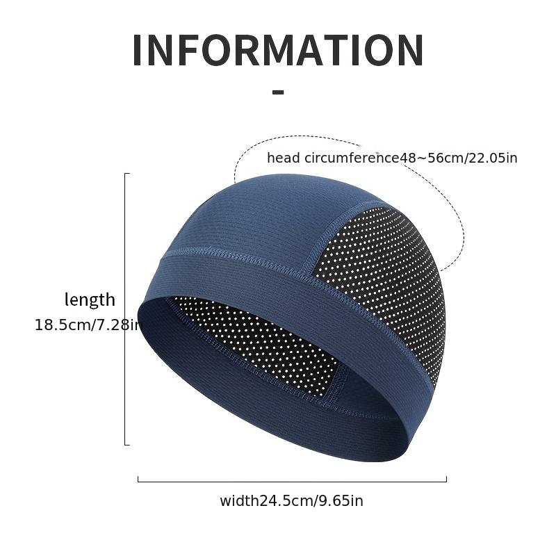 A Cap Designed for Outdoor Cycling In Spring And Summer, Featuring a Breathable Mesh Fabric. This Fitness Beanie Is Portable And Quick-Drying