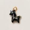 New Arrival Natural Animal & Mushroom Pendant, DIY 18K Gold Oil Painting with Color Retention