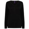 Henbury Womens/Ladies Lightweight V Neck Jumper