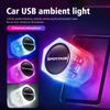 OXXN7 Car Mini USB LED Portable Light Plug Play Ambient Decorative For KIA Sportage Rio Ceed Niro Soul Stonic Proceed Sorento