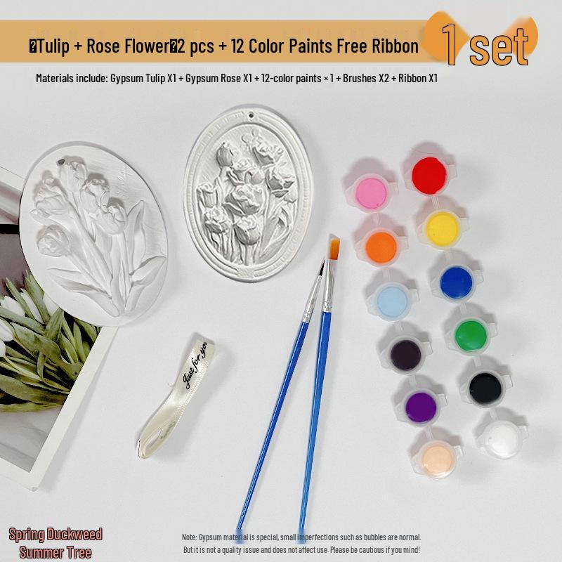 Mini Plaster Doll DIY Coloring Kit – Handmade Creative Toy & Gift Ornament