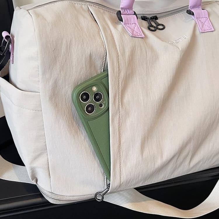 Large capacity travel bag women's fitness luggage bag
