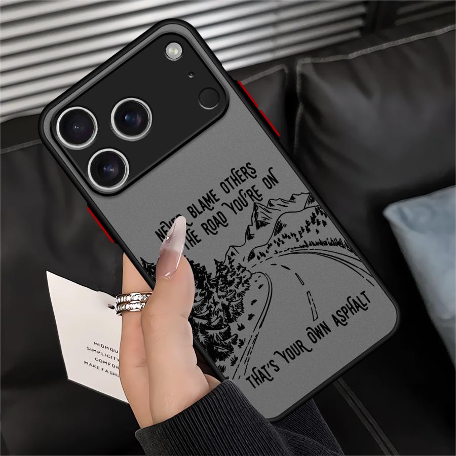 

Minimalist Landscape Case for iPhone 17 Pro Max 16 Plus Air 13 Mini 12 14 XS XR 11 7 8 SE 15 Funda Back Phone Cover iPhone 15 Pro Max