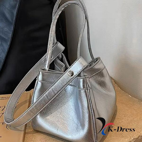 

Квадратна міні-сумка (2 кольори) 18x17x17cm срібний