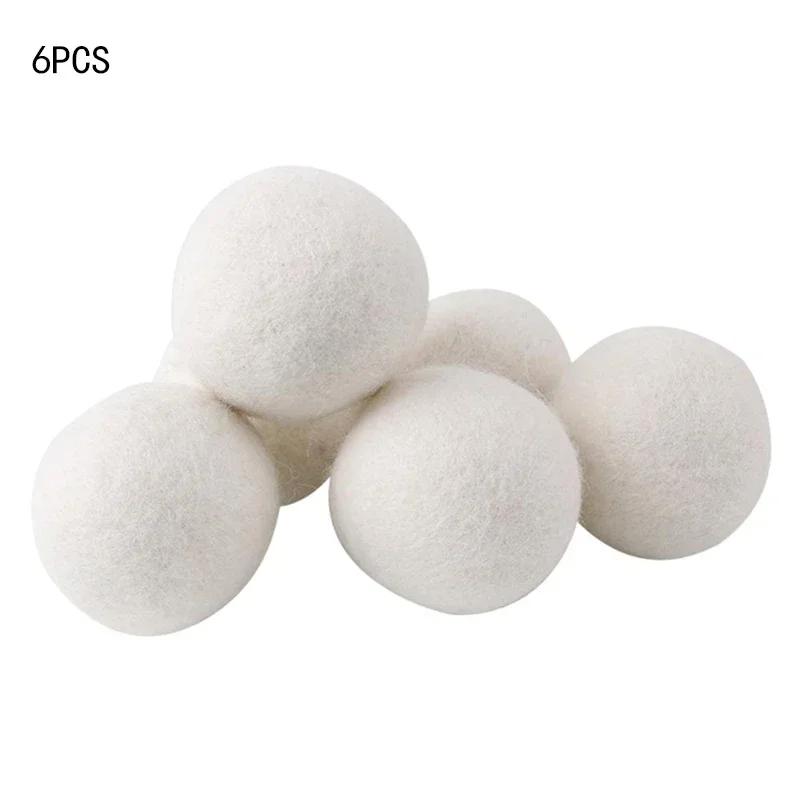 1/3/6PCS Wool Dryer Balls Laundry Washing Balls 5cm Reusable Softener Laundry Ball Home Washing Balls  Machine Accessories
