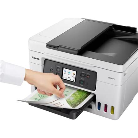 Black White A4/Legal Gx4050 Color Ink-Jet Canon Maxify Fax / Copier / Printer / Scanner