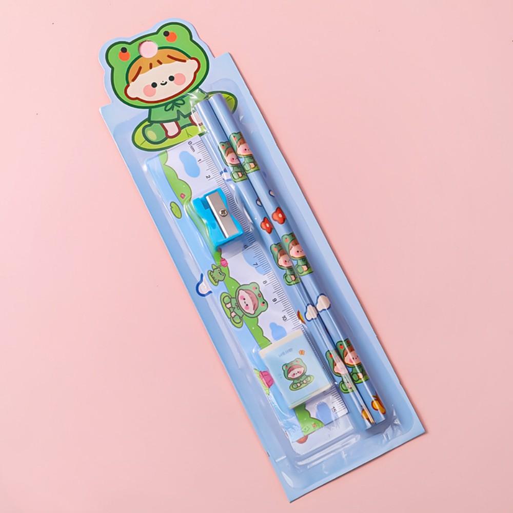 2026 New 5PCS Student Stationery Set Back To School Gift Box for Children Students Home School Start Prizes Kid Birthday Gift