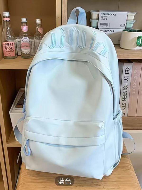 Schoolbag Fashion Lazy Style School Bag Female Junior High School College Student High Value High School Student Simple Large Capacity Backpack