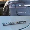 Mașină 3D ABS SpaceX Dual Motor Letters Logo Portbag Body Badge Emblema Decals Autocolant de înaltă performanță pentru Tesla Model Y 3 X