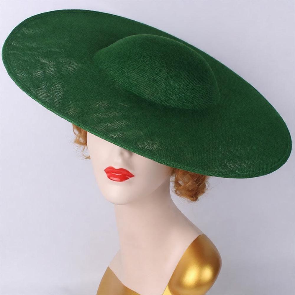 New 40cm Fascinators Base Big DIY Hair Accessories Hat with Clip Women Wedding Headpiece for Cap Supplies