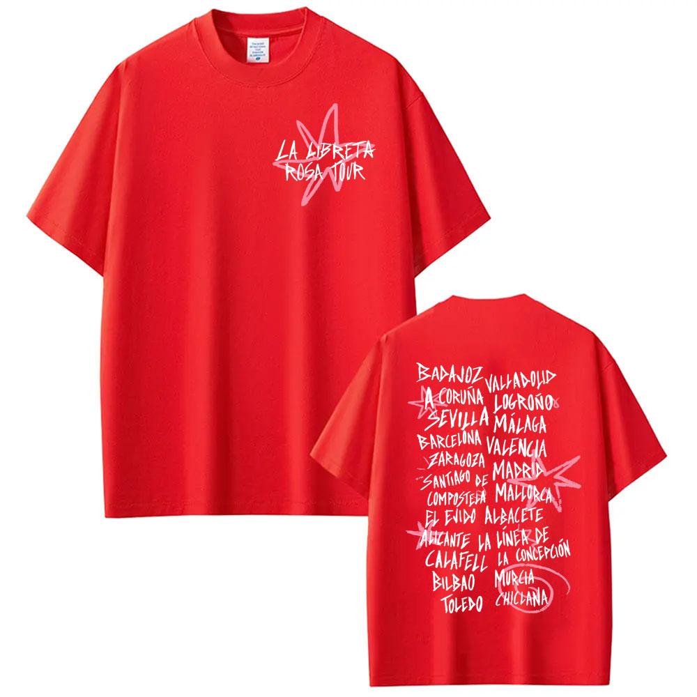 

Chiara Oliver La Libreta Rosa Tour 2026 Merch T Shirts Men Womens Clothing Fashion Aesthetic Tshirt High Quality ONeck TShirt 2XL