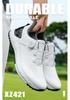 PGM Men's Golf Sneakers - Comfortable Shock Absorption with Knob Laces, Breathable, Anti-Slip, Height Increasing.