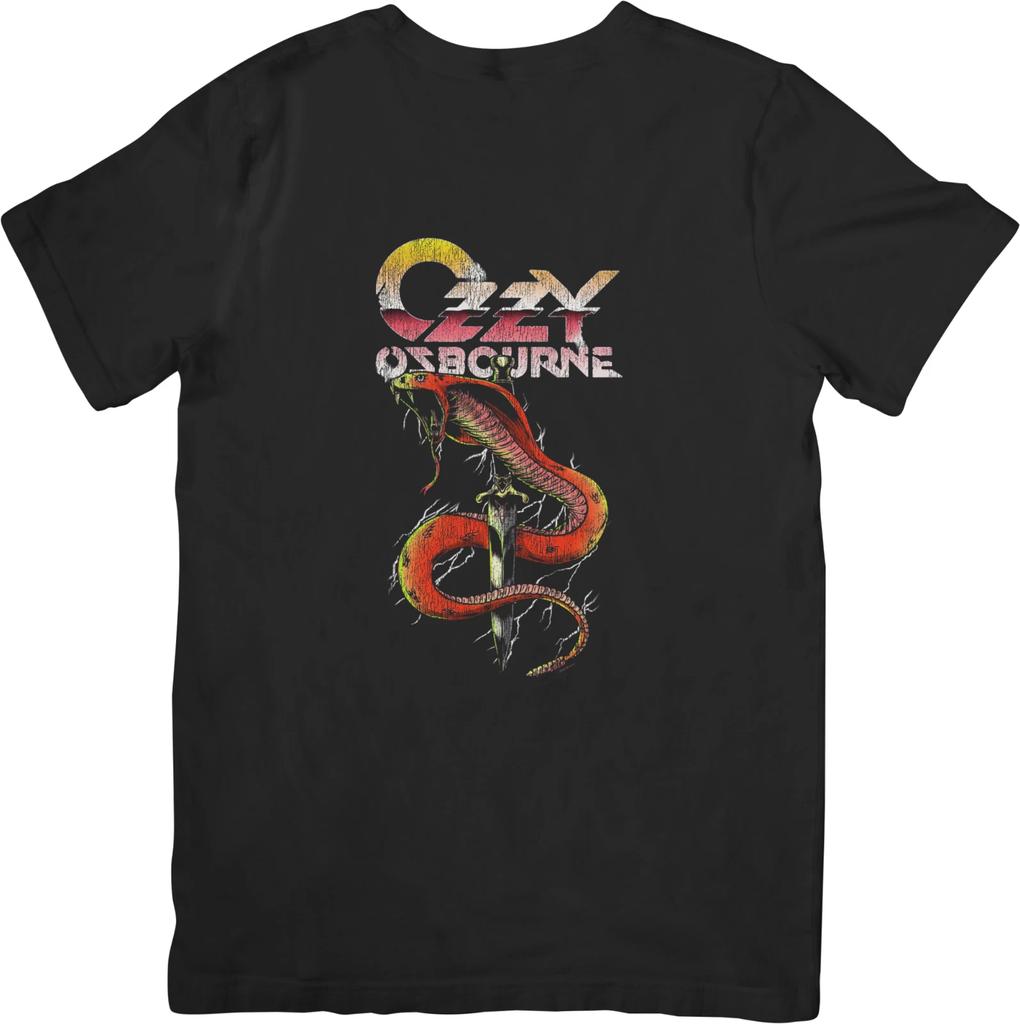 Ozzy Osbourne 6 Music Unisex Fit for Men & Women Quality Cotton T-Shirt Black