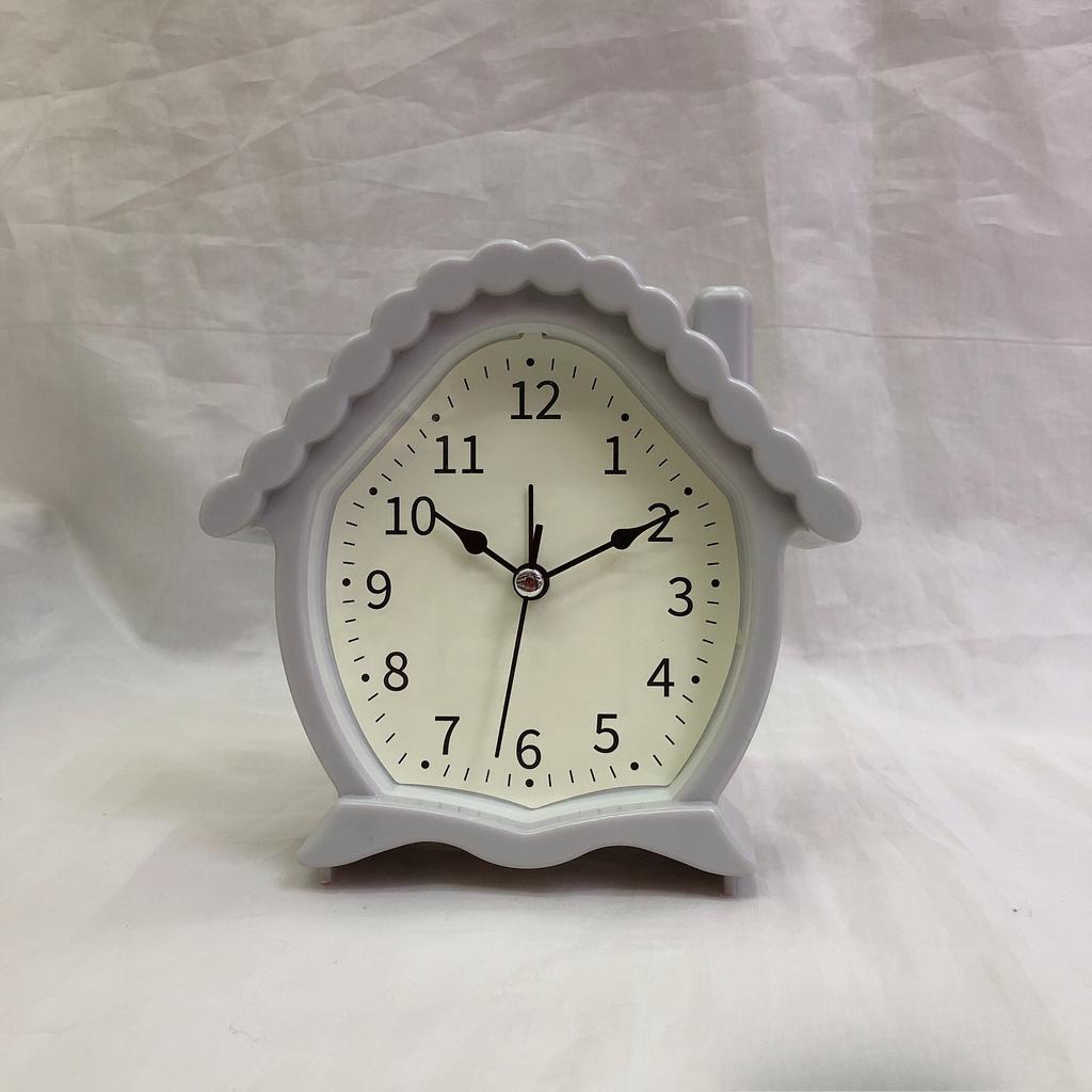 Candy Color Creative Cabin Alarm Clock Children's Bedside Clock Student Gifts