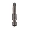 Magnetic Five Point For Torx Bit 50mm 14 Hex Shank with Hole for T8 T40 Sizes