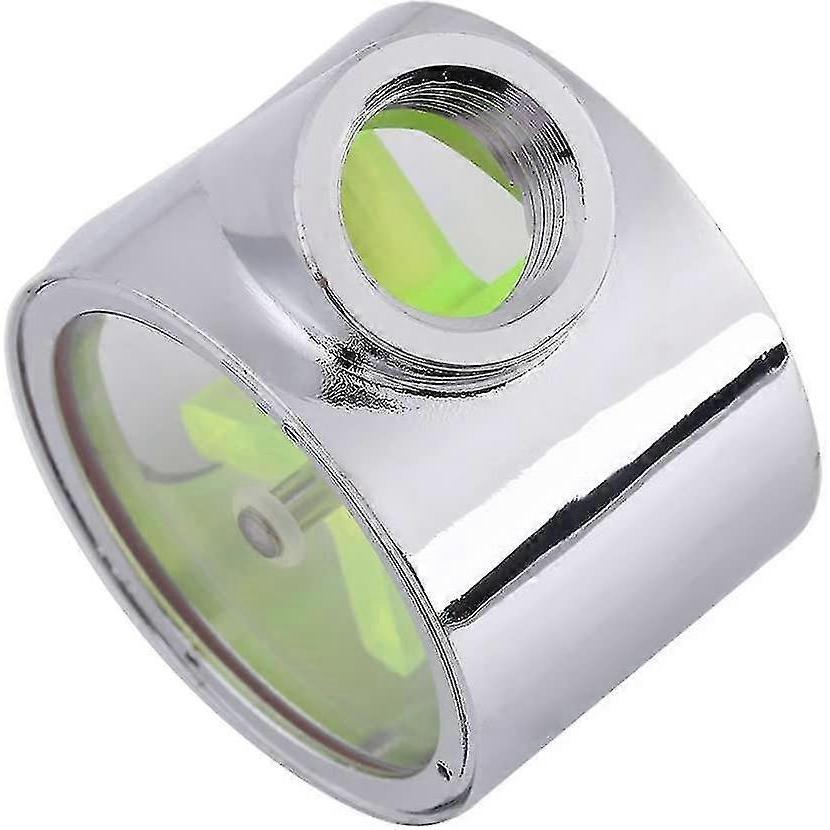 Water Flow Indicator, Standard Female To Female Thread Sight Flow Indicator Water Cooling Flow Indicator(1pc, Yellow) -t