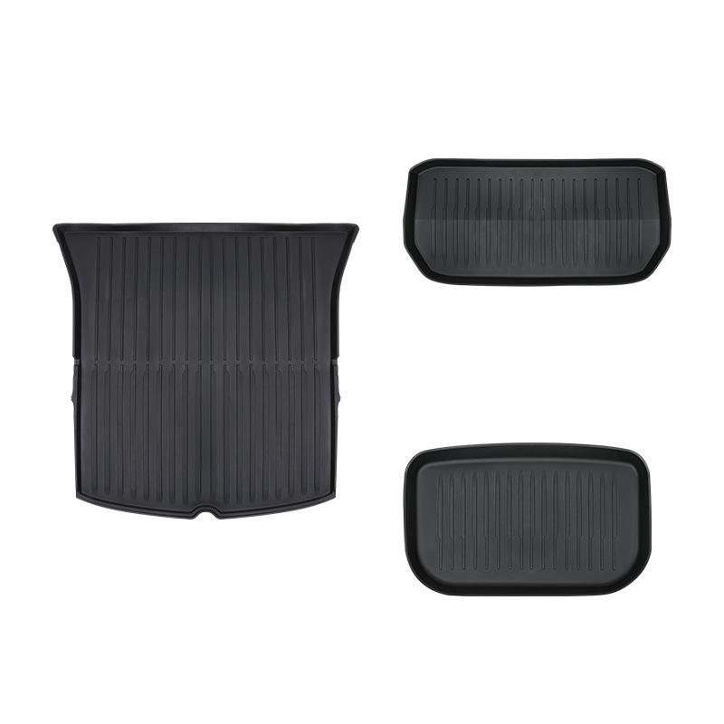 Tesla Model 3/Y Trunk Mat & Backrest Pad - TPE, Mother & Baby Safe