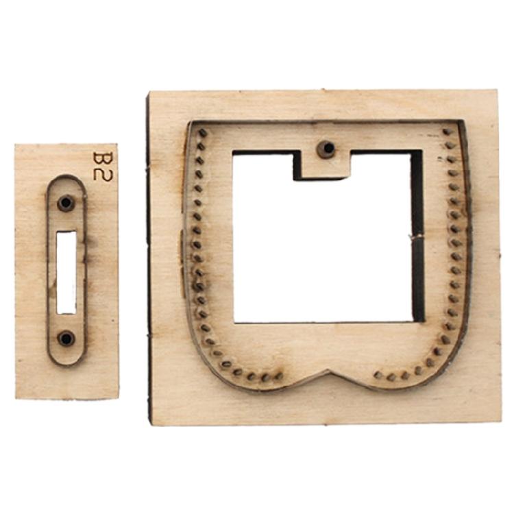 Professionelle Leder-Schneidwerkzeugform für Schmuckherstellung und Handwerk