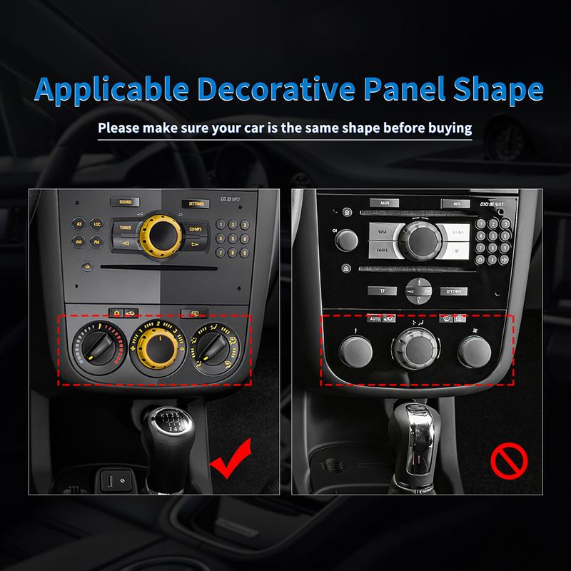 Real Soft Carbon Fiber Sticker For Opel Corsa 2007 2008 2009 2010 2011 2012 2013 2014 LHD RHD Car Central Control AC Knob Panel