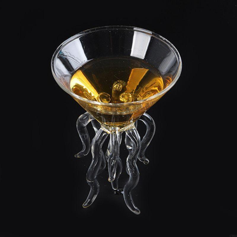 C90A 100ML Wine Champagne Glass Octopus Juice Glass For Kitchen Bar Party