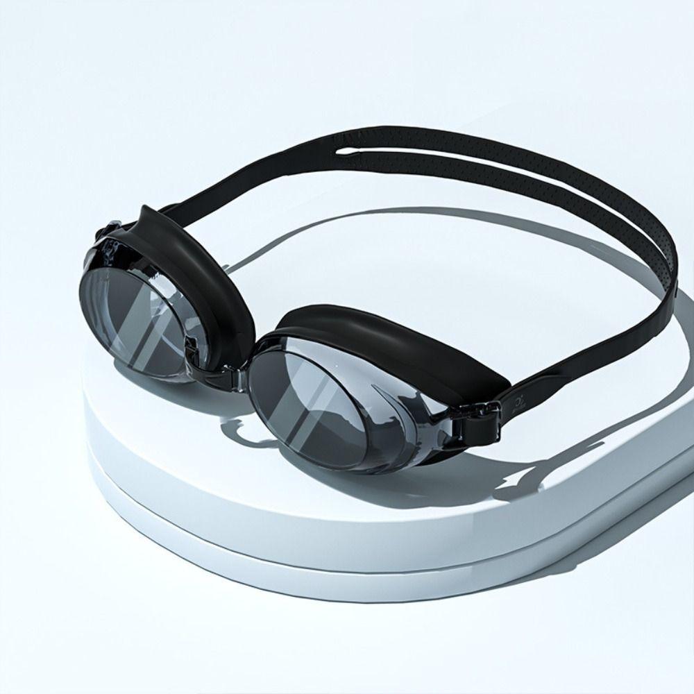 Silicone Mirror Frame Nearsighted Swim Eyewear 0~-9.0 Shortsighted Swimming Glasses  Women