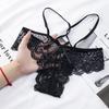 Guifei Man Black Sexy Lace Low-Rise See-Through Women's Triangle Panties