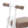 Kids Bicycle Front Seat Cycling with Foldable Pedals for Mountain Bikes Black