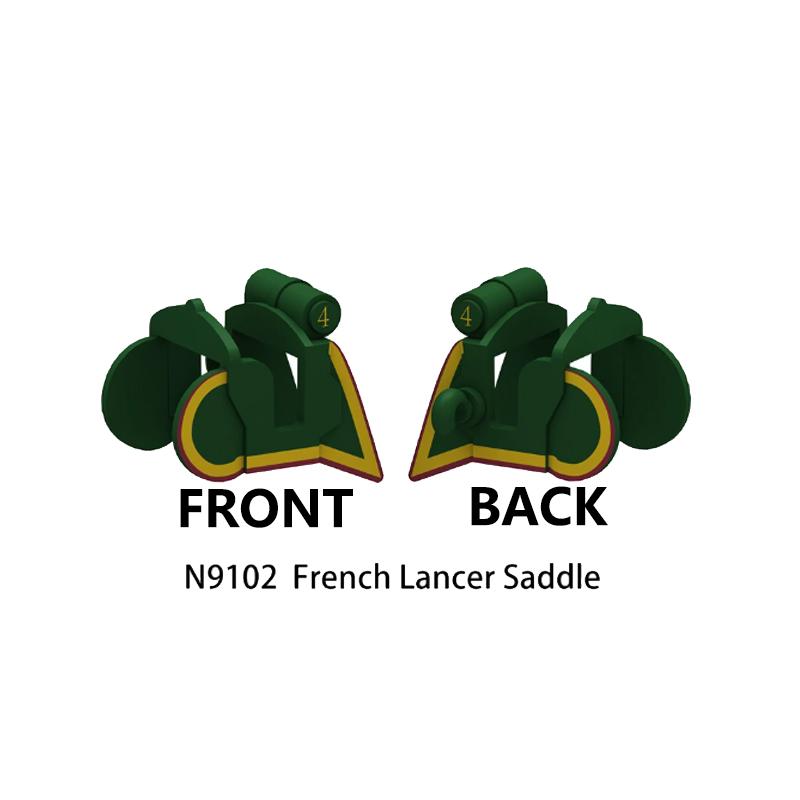 MOC Medieval Soldier Figure Building Block Warhorse Cloak Sword Saddle Helmet Military Accessories Gift Toys Kids Bricks