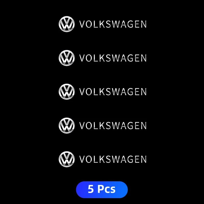 For Volkswagen 3D Metal Car Interior Dekoration Stickers Badges Car Accessorie Styling For Volkswagen Polo Golf 3 4 5 6 7 8 6 T5