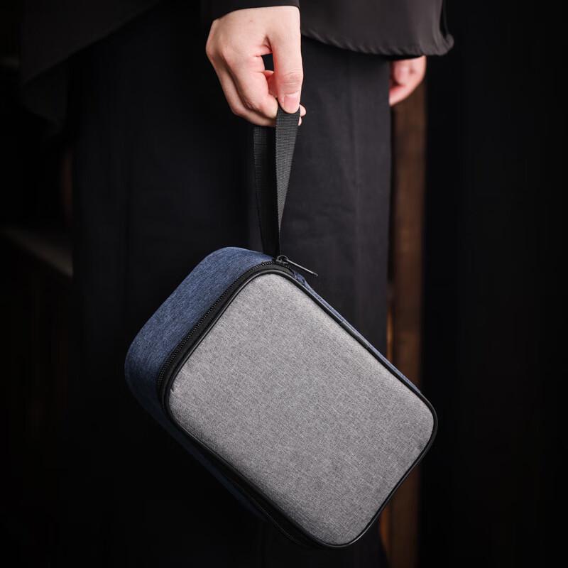 Fangran Ceramic Travel Tea Set - Ge Kiln Style